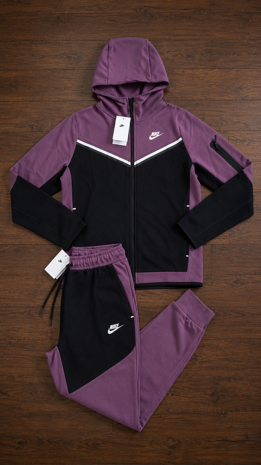 NIKE TECH FLEECE - PURPLE/BLACK