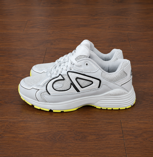 DIOR B30 RUNNERS - WHITE/YELLOW