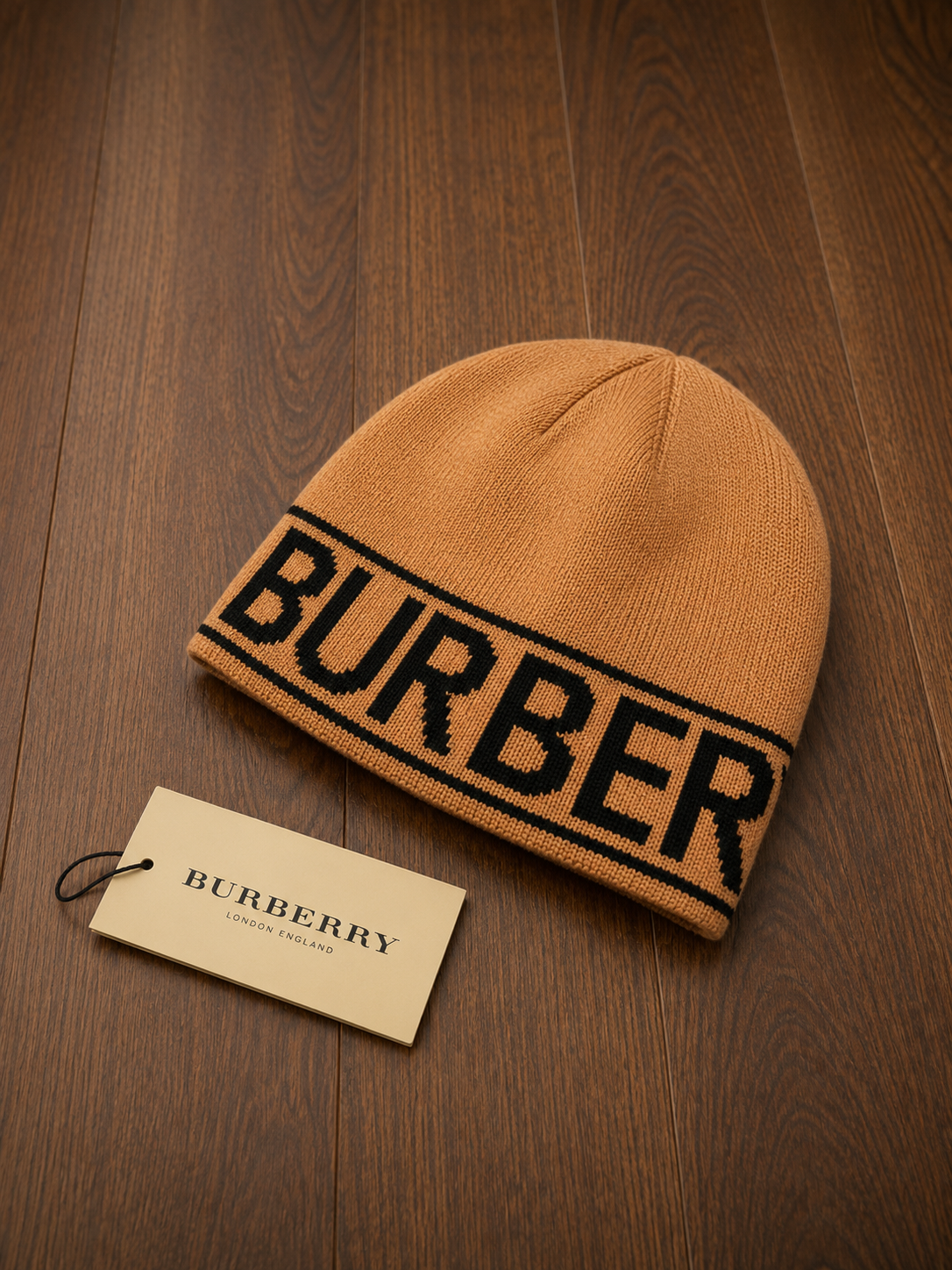 BURBERRY BEANIE - BROWN