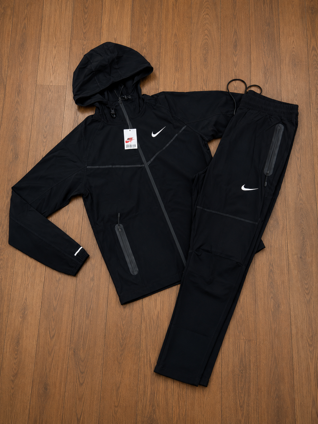 NIKE WINDRUNNER TRACKSUIT SET - BLACK