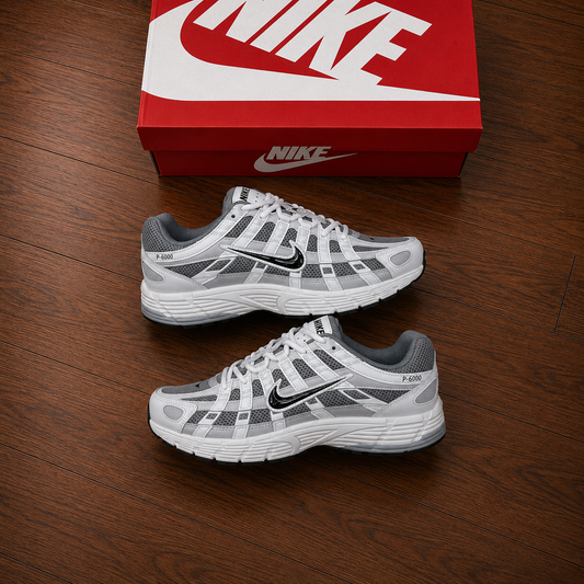 NIKE P6000 RUNNERS - LIGHT GREY/MEDUIM GREY
