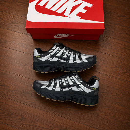 NIKE P6000 RUNNERS - BLACK/GREY